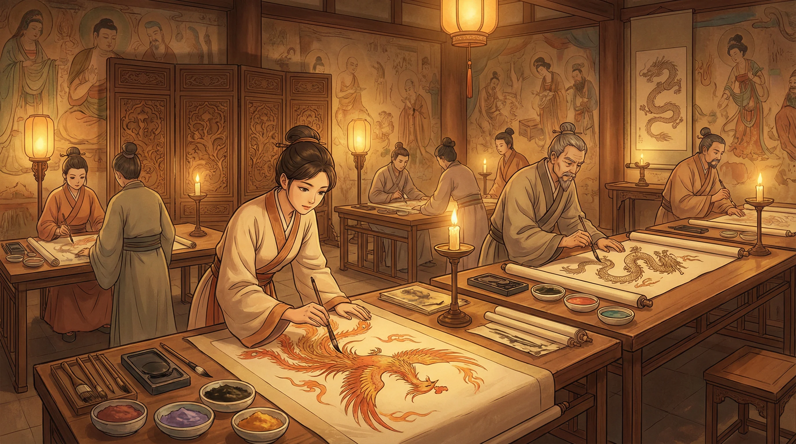 画师入驻 - 战神加点 国风动漫画师